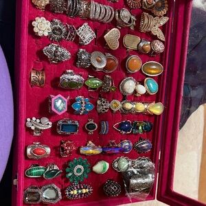 60 Paparazzi Vibrant Multi-Color Ring Collection